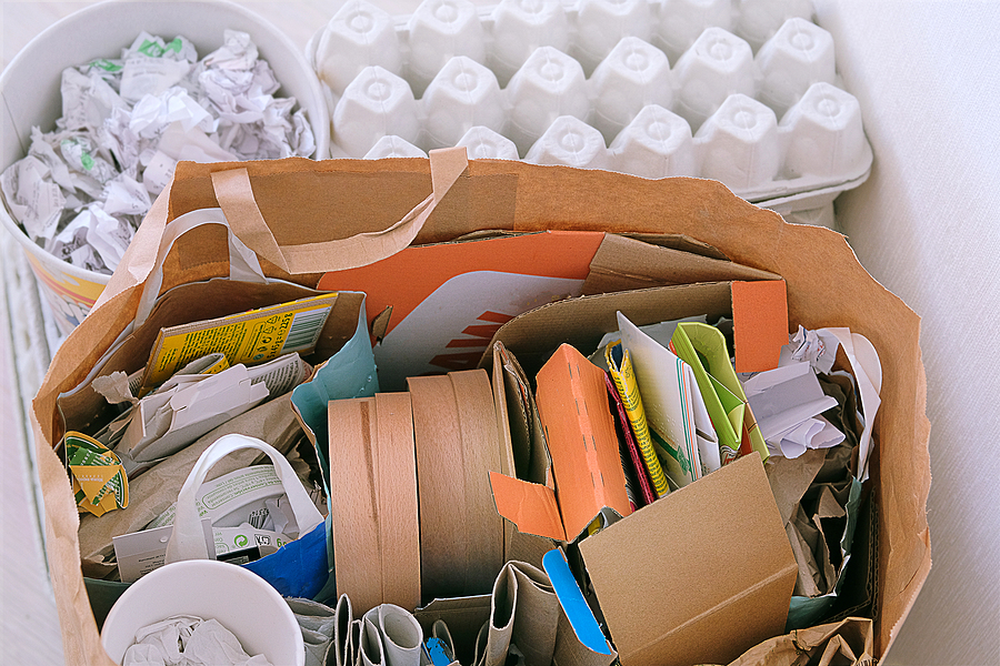 Recycling separated