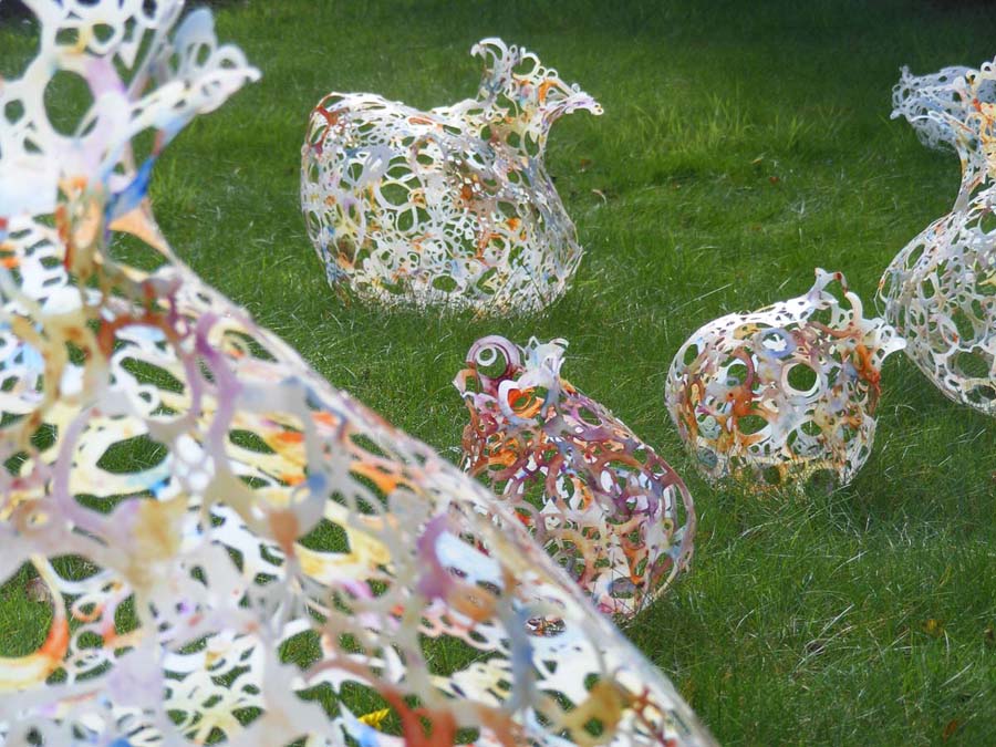 Plastic-Bottle-Art-Vessels-Caroline-Saul Plastic Bottle Art Vessels By Caroline Saul